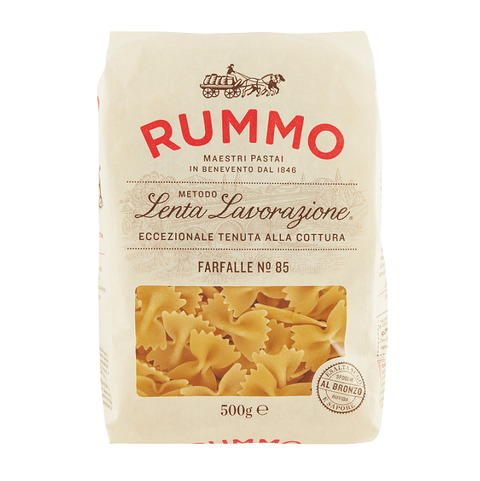 Rummo Pasta Rummo Farfalle N°85 Lenta Lavorazione Durum Wheat Semolina Pasta 500g Bronze Drawing