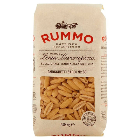 Rummo Pasta Rummo Gnocchetti Sardi N°63 Lenta Lavorazione Durum Wheat Semolina Pasta 500g Bronze Drawing