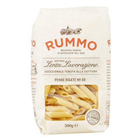 Rummo Pasta Rummo Penne Rigate N°66 Lenta Lavorazione Durum Wheat Semolina Pasta 500g Bronze Drawing