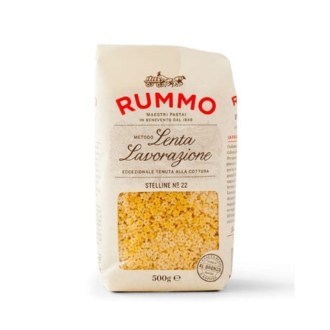 Rummo Pasta Rummo Stelline N°22 Lenta Lavorazione Durum Wheat Semolina Pasta 500g Bronze Drawing