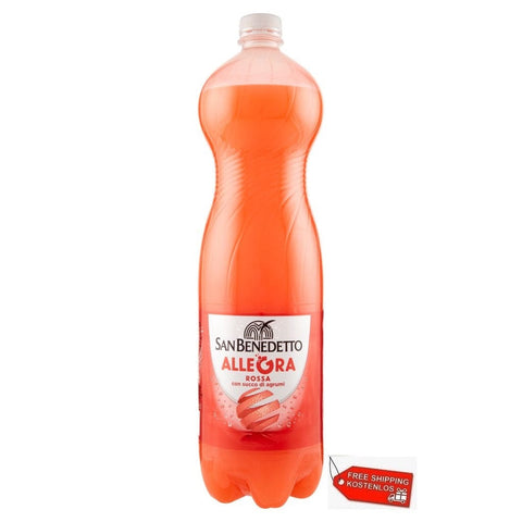 San Benedetto Soft Drink 12x San Benedetto Allegra Rossa Italian soft drink blood orange 1.5Lt 80007883