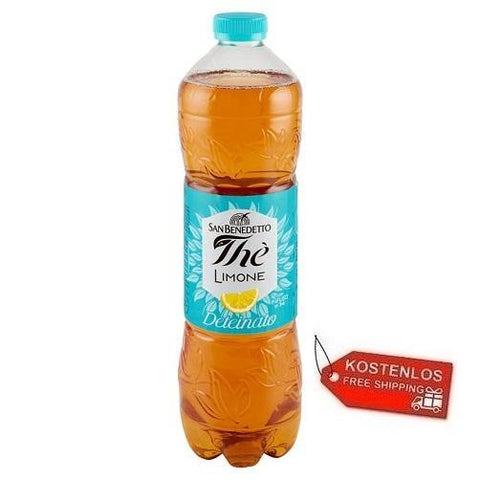 12x San Benedetto Thè Limone Deteinato Iced Tea Lemon PET 1.5Lt - Italian Gourmet UK