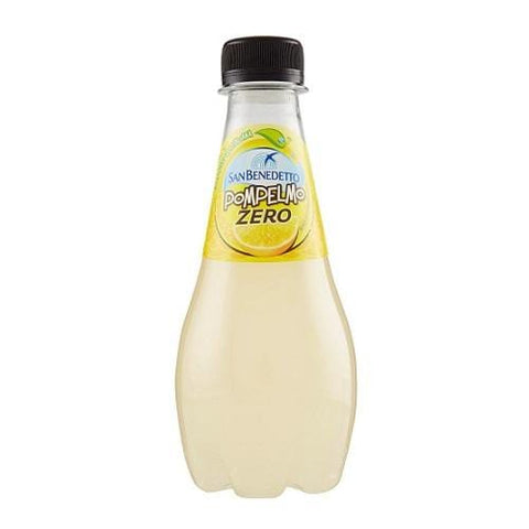 San Benedetto Pompelmo Zero Mini Grapefruit Drink Sugar Free PET 25cl - Italian Gourmet UK