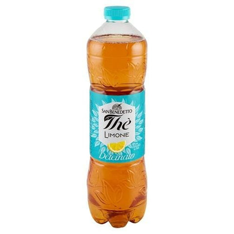 San Benedetto Thè Limone Deteinato Iced Tea Lemon PET 1.5Lt - Italian Gourmet UK