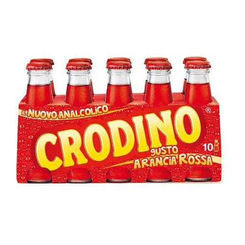 San Pellegrino Crodino Arancia Rossa Non-alcoholic aperitif with blood orange 100ml - Italian Gourmet UK