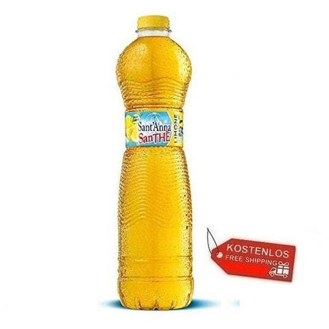 18x Sant’Anna SanThè Thè al Limone Lemon Iced Tea PET 1.5Lt - Italian Gourmet UK