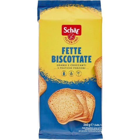 Schar Rusk Schar Fette Biscottate Senza Glutine Rusk Gluten Free 260g 8008698028551