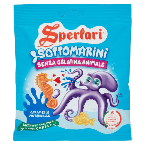 Sperlari Milk candies Sperlari  Sperlari Sottomarini Caramelle Morbidelle Fruit flavored gummy candies 140g