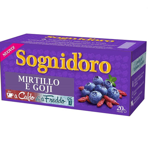 Star Herbal tea Sogni d'oro Infuso Caldo e Freddo Pera e Cannella Hot and cold infusion blueberry and goji 40g