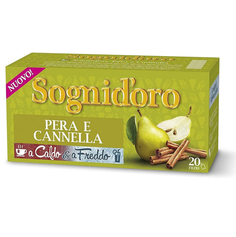 Star Herbal tea Sogni d'oro Infuso Caldo e Freddo Pera e Cannella Hot and cold infusion of pear and cinnamon 50g