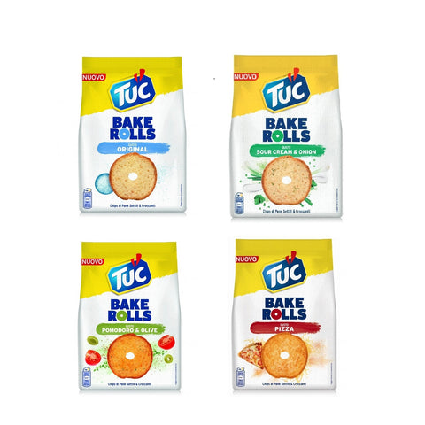 Testpack Saiwa TUC snack Bake rolls 4 x 100g