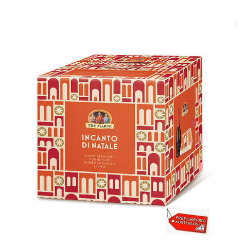 Tre Marie Panettone Tre Marie Incanto di Natale Panettone Milanese in astuccio e bottiglia 750g - 750ml 8004205045547