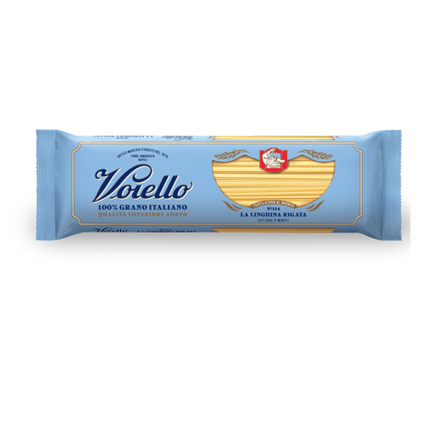 Voiello Pasta Voiello La Linguina Rigata n°114 Durum Wheat Semolina Pasta 100% Italian Wheat 500g Bronze Drawing